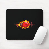 Boxer Boxen Kickboxen Boxhandschuhe Boxwettkampf Mousepad (Mit Mouse)
