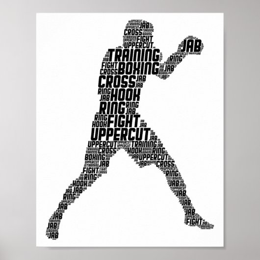 Boxer Boxen Männer Kinder Jungen Jugend Poster (Vorne)