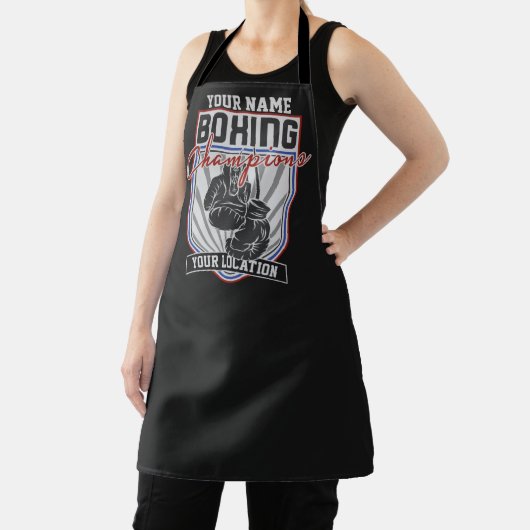 Boxer-Boxer-Fitness-Spiel für personalisierte Boxm Schürze (InSitu)