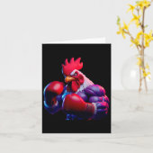 Boxer Boxer Kickboxer Mixed Martial Arts Kämpfer Karte (Gelbe Blume)