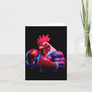 Boxer Boxer Kickboxer Mixed Martial Arts Kämpfer Karte