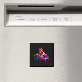 Boxer Boxer Kickboxer Mixed Martial Arts Kämpfer Magnet (In Situ (Geschirrspüler))