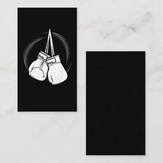 Boxer Boxer Visitenkarte (Vorne/Hinten)