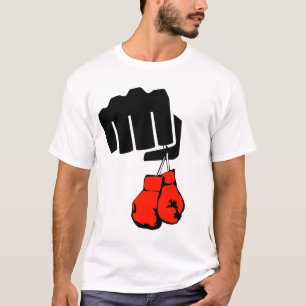 Boxer, Boxhandschuhe, Faust- und Boxhandschuhe T-Shirt