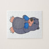 Boxer Boxhandschuhe für Mole Boxing Puzzle (Horizontal)