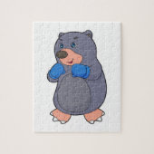 Boxer Boxhandschuhe für Mole Boxing Puzzle (Vertikal)