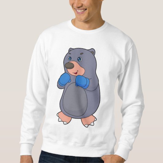 Boxer Boxhandschuhe für Mole Boxing Sweatshirt (Vorderseite)