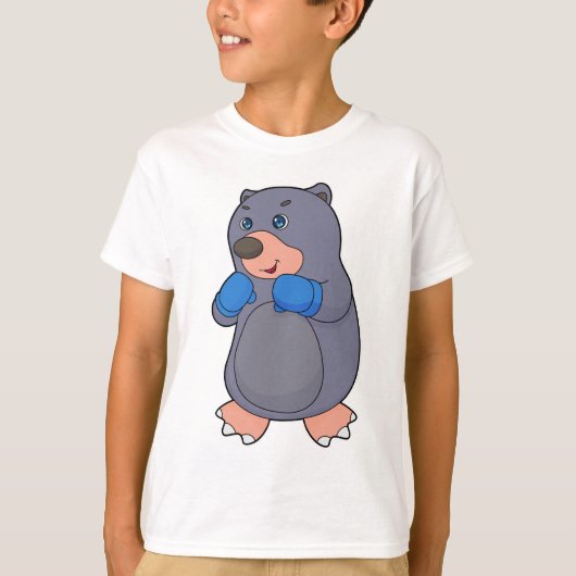 Boxer Boxhandschuhe für Mole Boxing T-Shirt (Vorderseite)