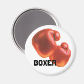 Boxer Boxing Gloves Magnet (Vorderseite/Rückseite)