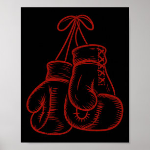 Boxer Boxring Martial Art Kickboxer Trai Poster