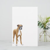 Boxer-Briefpapier Briefpapier (Stehend Vorderseite)
