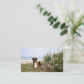 Boxer-Brüter-Visitenkarte Visitenkarte (Stehend Vorderseite)