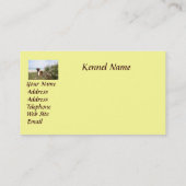 Boxer-Brüter-Visitenkarte Visitenkarte (Rückseite)