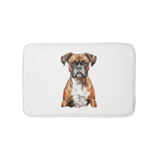 Boxer Buddies Niedlich Hunde Designs für Loyal Box Badematte (Vorderseite)