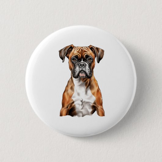 Boxer Buddies Niedlich Hunde Designs für Loyal Box Button (Vorderseite)