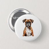 Boxer Buddies Niedlich Hunde Designs für Loyal Box Button (Vorne & Hinten)