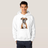 Boxer Buddies Niedlich Hunde Designs für Loyal Box Hoodie (Vorne ganz)