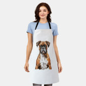 Boxer Buddies Niedlich Hunde Designs für Loyal Box Schürze (Getragen)