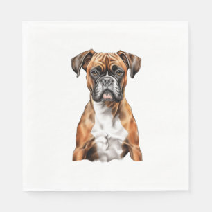 Boxer Buddies Niedlich Hunde Designs für Loyal Box Serviette