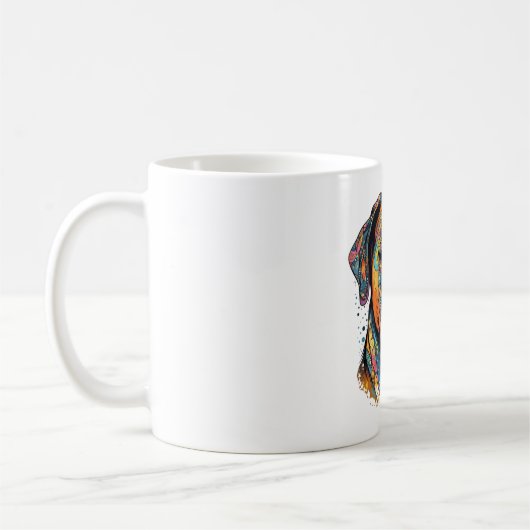 Boxer Buddies Playful Pup File Summary Digital Kaffeetasse (Links)