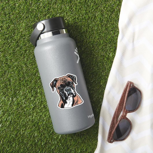 Boxer Buddy Humour Protective Aufkleber (HydroFlask Insitu)