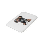 Boxer Buddy Humour Protective Badematte (Schrägansicht)