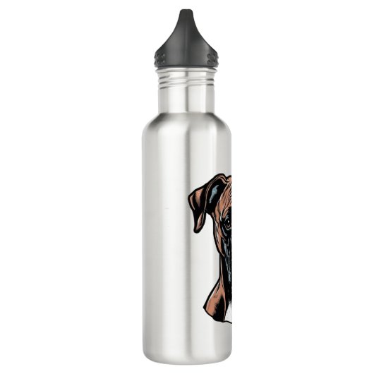 Boxer Buddy Humour Protective Edelstahlflasche (Links)