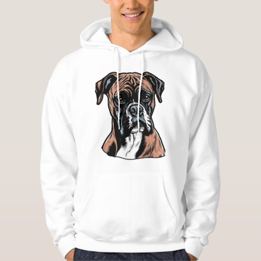 Boxer Buddy Humour Protective Hoodie (Vorderseite)