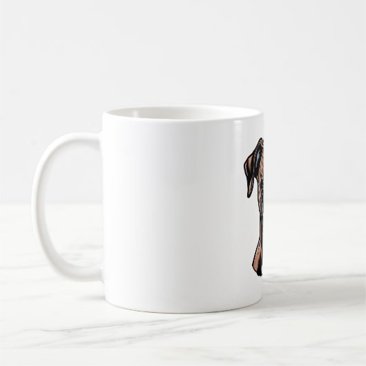 Boxer Buddy Humour Protective Kaffeetasse (Links)