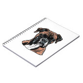Boxer Buddy Humour Protective Notizblock (Linke Seite)