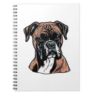 Boxer Buddy Humour Protective Notizblock