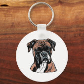Boxer Buddy Humour Protective Schlüsselanhänger (Vorderseite)