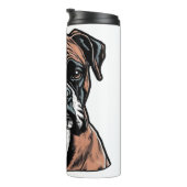 Boxer Buddy Humour Protective Thermosbecher (Nach rechts gedreht)