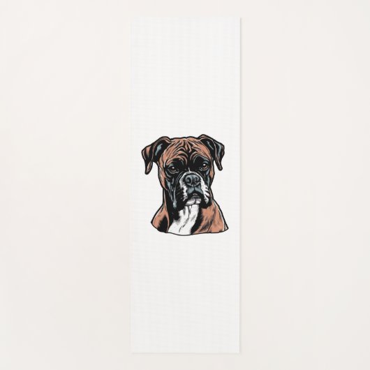 Boxer Buddy Humour Protective Yogamatte (Vorderseite)