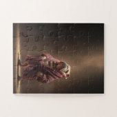Boxer Bulldog in Robe Jigsaw Puzzle (Horizontal)