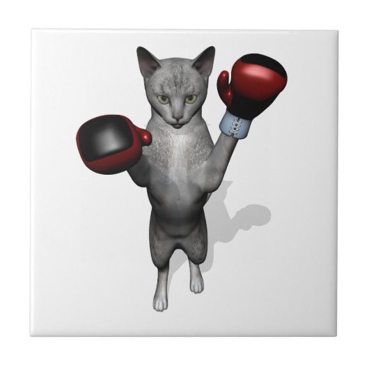 Boxer Cat Fliese (Vorderseite)