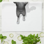 Boxer Cat Geschirrtuch (Gefaltet)