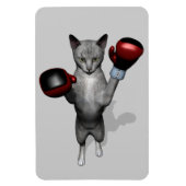 Boxer Cat Magnet (Vertikal)