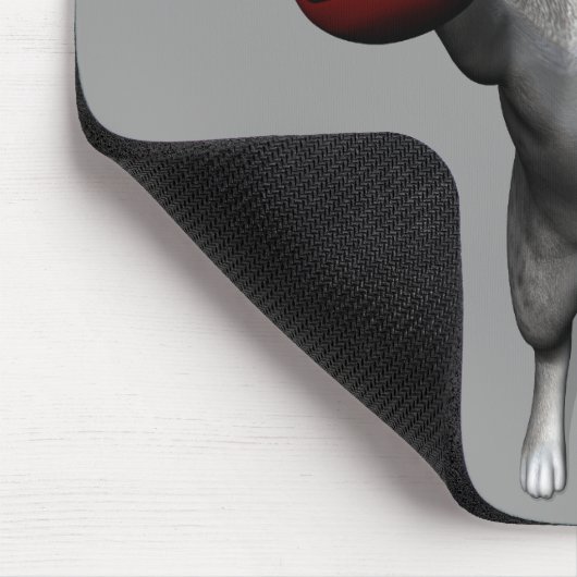 Boxer Cat Mousepad (Ecke)