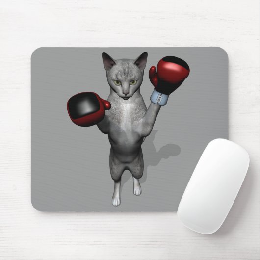 Boxer Cat Mousepad (Mit Mouse)