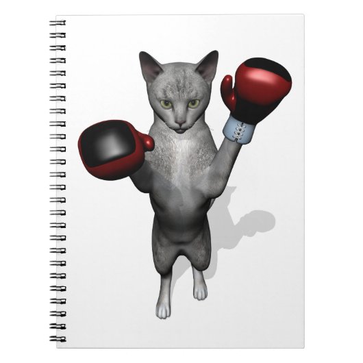 Boxer Cat Notizblock (Vorderseite)