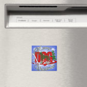 BOXER CHRISTMAS DOG MAGNET (In Situ (Geschirrspüler))