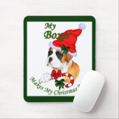 Boxer Christmas Geschenke Mousepad (Mit Mouse)