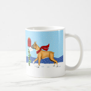 Boxer Christmas Mail Kaffeetasse
