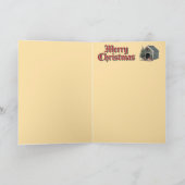 Boxer Christmas Strumpf Feiertagskarte (Innenseite)