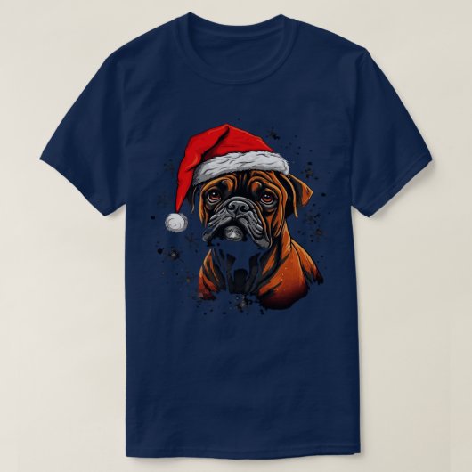 Boxer Christmas T-Shirt (Design vorne)