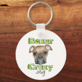 Boxer Crazy Schlüsselanhänger - Lächeln (Vorderseite)