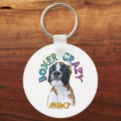 Boxer Crazy Schlüsselanhänger - Whee! (Vorderseite)