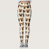 Boxer Cute Dog Lover Pattern Leggings (Vorderseite)