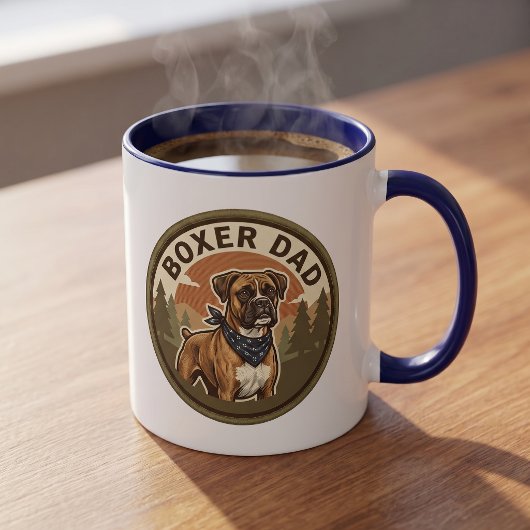 Boxer Dad Kaffeetasse | Boxer Hunde-Vater-Geschenk